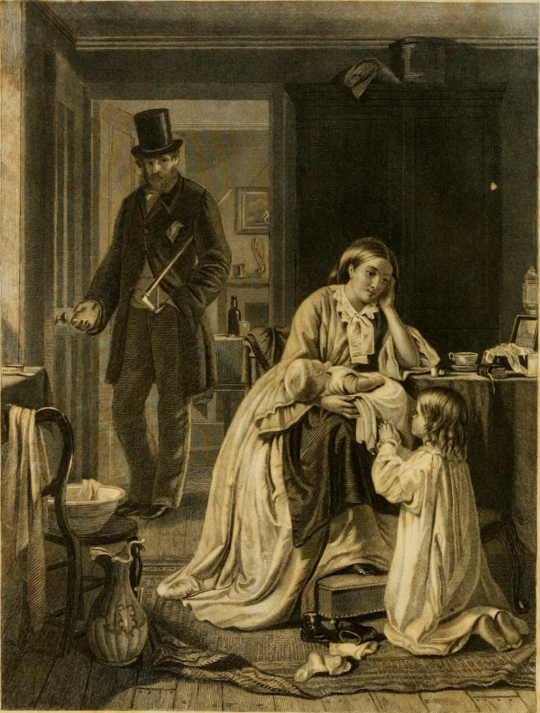 An illustration from Godey's lady's book 1862 Jan -June; Jul - Dec, 1862, leaf 6