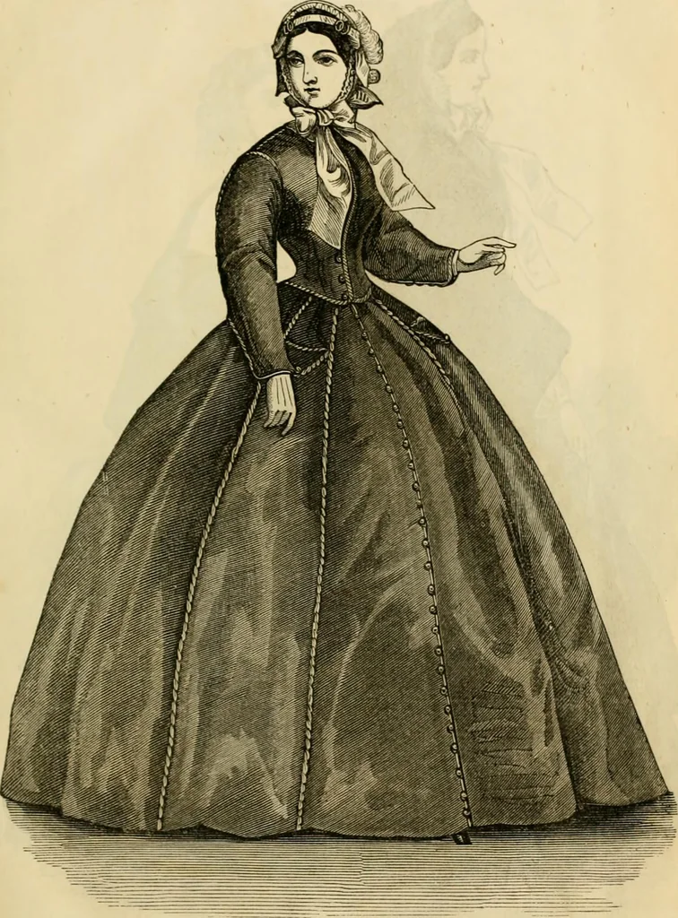 An illustration from Godey's lady's book 1862 Jan -June; Jul - Dec, 1862, leaf 631