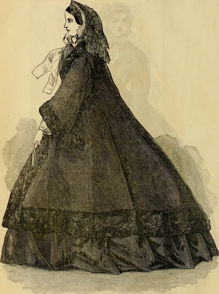 An illustration from Godey's lady's book 1862 Jan -June; Jul - Dec, 1862, leaf 632