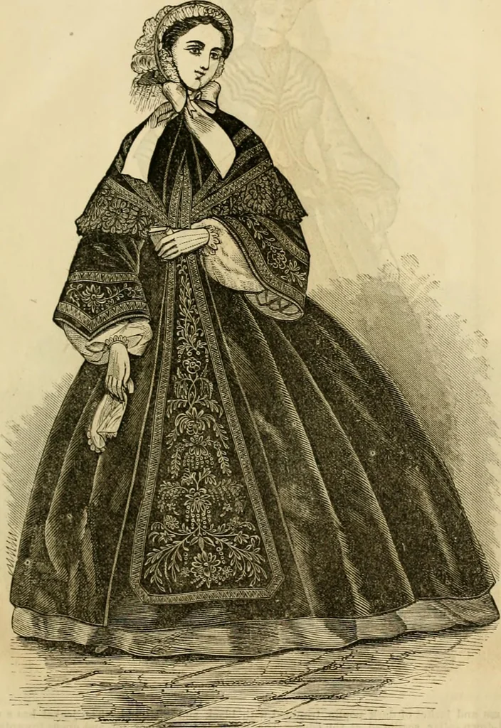 An illustration from Godey's lady's book 1862 Jan -June; Jul - Dec, 1862, leaf 633
