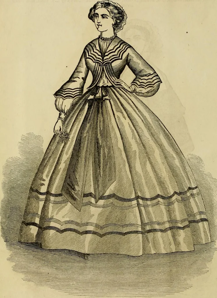 An illustration from Godey's lady's book 1862 Jan -June; Jul - Dec, 1862, leaf 634