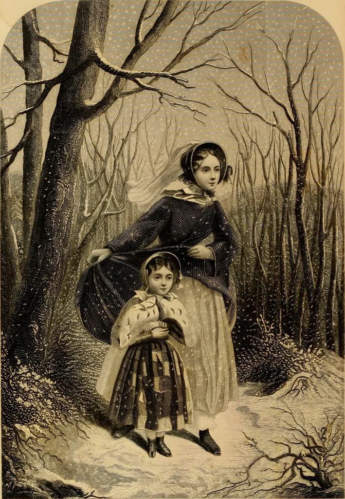 An illustration from Godey's lady's book 1862 Jan -June; Jul - Dec, 1862, leaf 722