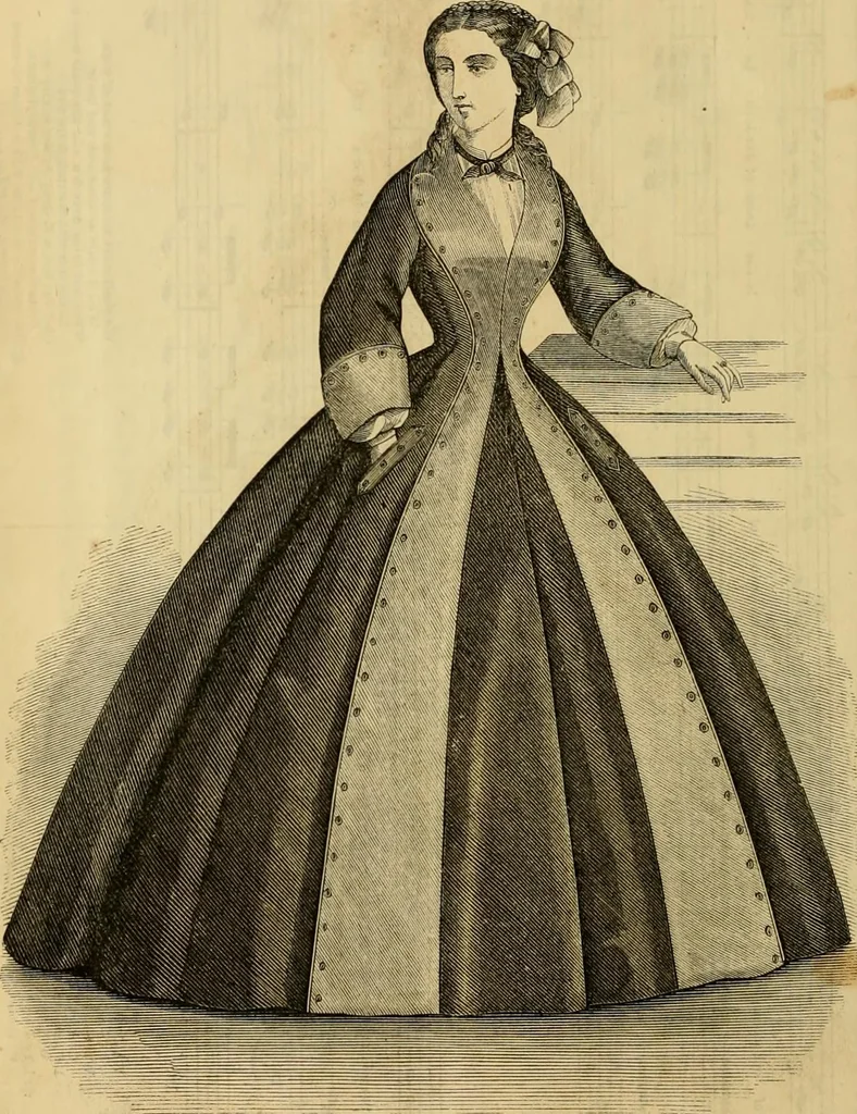 An illustration from Godey's lady's book 1862 Jan -June; Jul - Dec, 1862, leaf 732