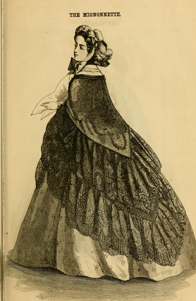 An illustration from Godey's lady's book 1862 Jan -June; Jul - Dec, 1862, leaf 835