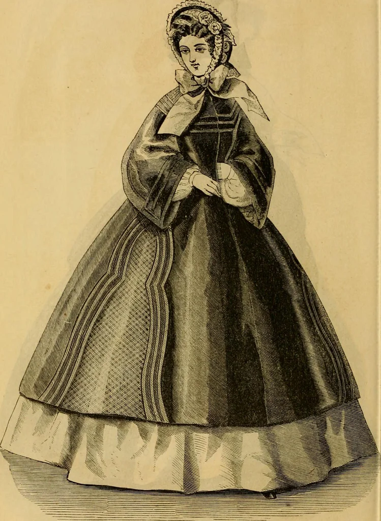 An illustration from Godey's lady's book 1862 Jan -June; Jul - Dec, 1862, leaf 836