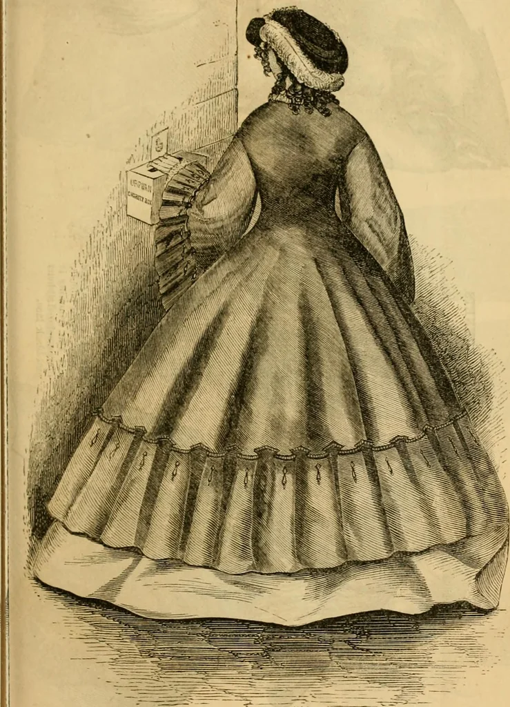 An illustration from Godey's lady's book 1862 Jan -June; Jul - Dec, 1862, leaf 837