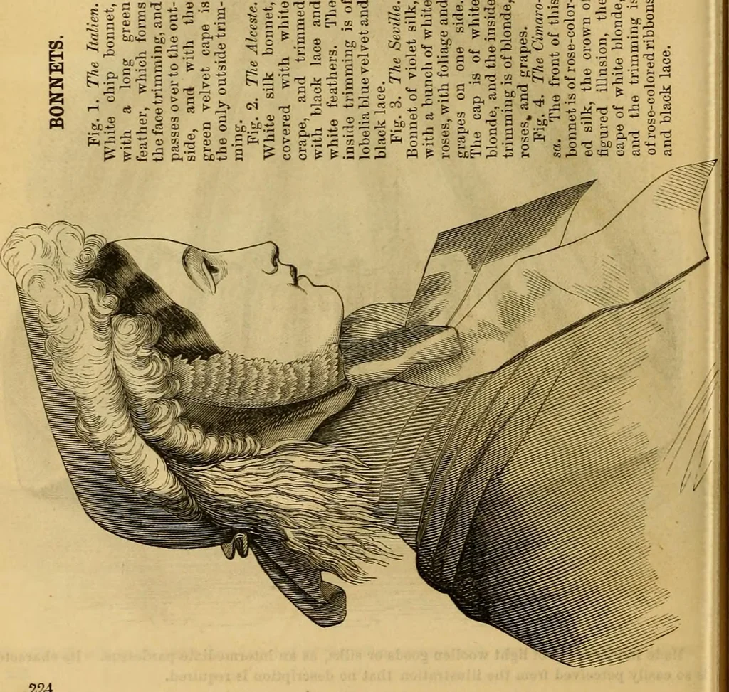 An illustration from Godey's lady's book 1862 Jan -June; Jul - Dec, 1862, leaf 838