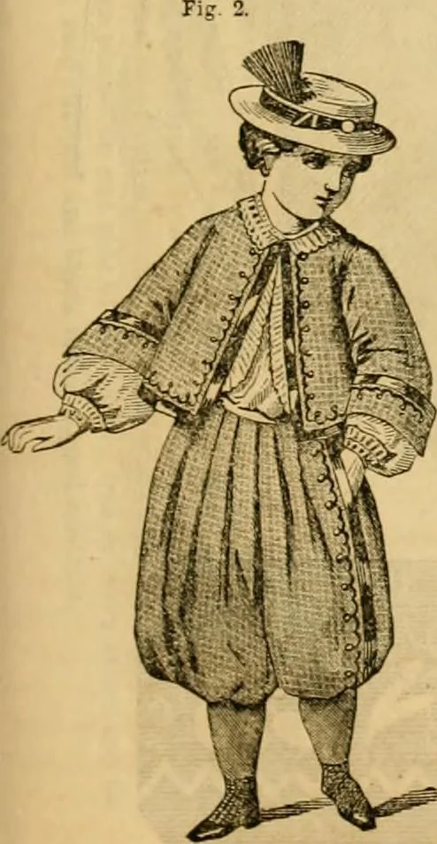 An illustration from Godey's lady's book 1862 Jan -June; Jul - Dec, 1862, leaf 895