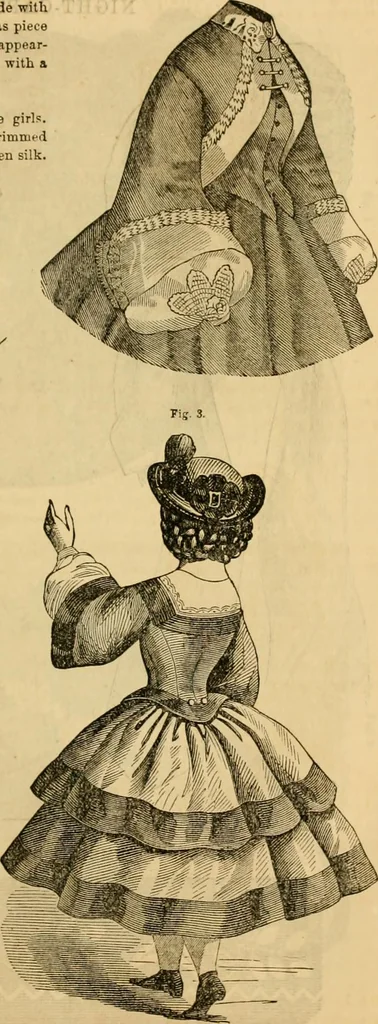 An illustration from Godey's lady's book 1862 Jan -June; Jul - Dec, 1862, leaf 895