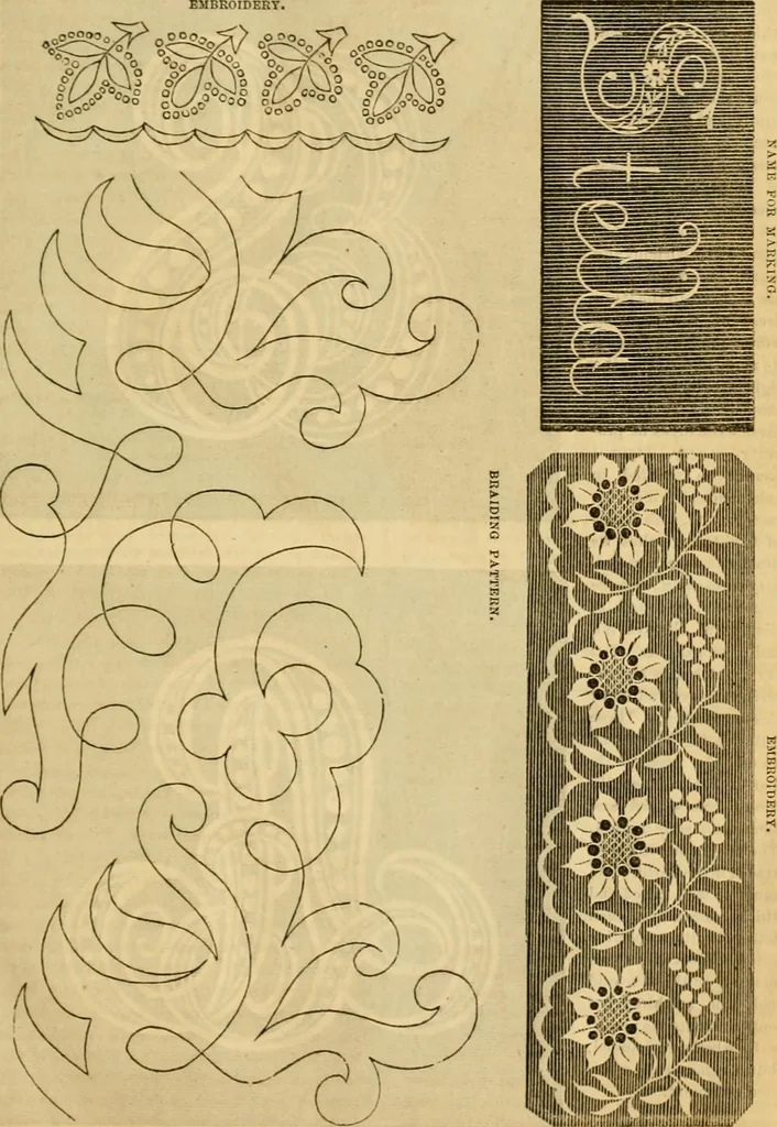 An illustration from Godey's lady's book 1862 Jan -June; Jul - Dec, 1862, leaf 91