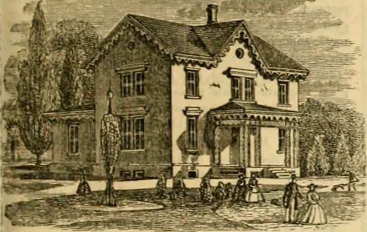 An illustration from Godey's lady's book 1862 Jan -June; Jul - Dec, 1862, leaf 921
