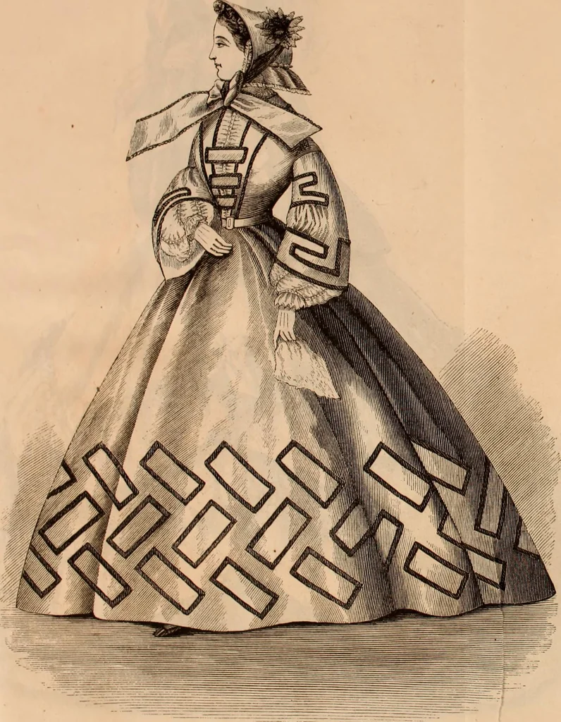 An illustration from Godey's lady's book 1862 Jan -June; Jul - Dec, 1862, leaf 931