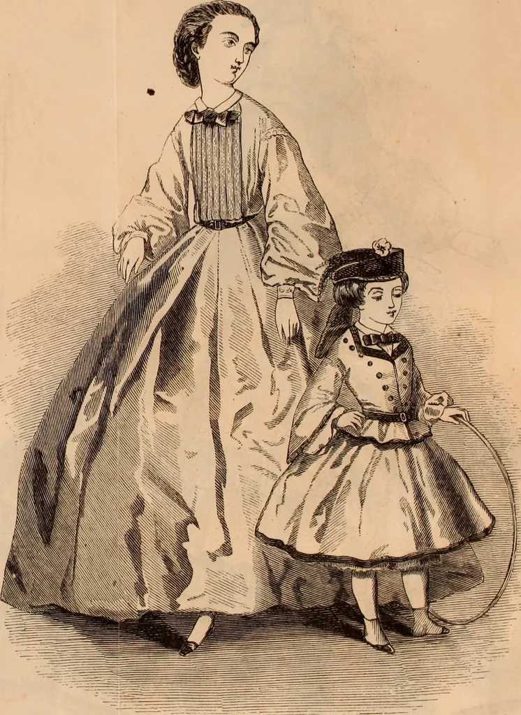 An illustration from Godey's lady's book 1862 Jan -June; Jul - Dec, 1862, leaf 931