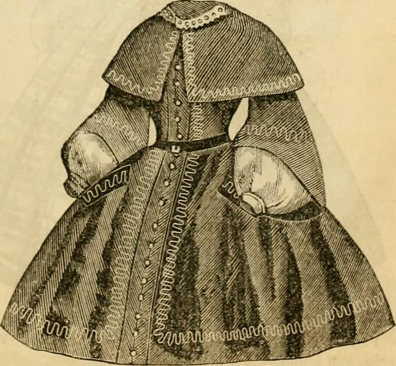 An illustration from Godey's lady's book 1862 Jan -June; Jul - Dec, 1862, leaf 997