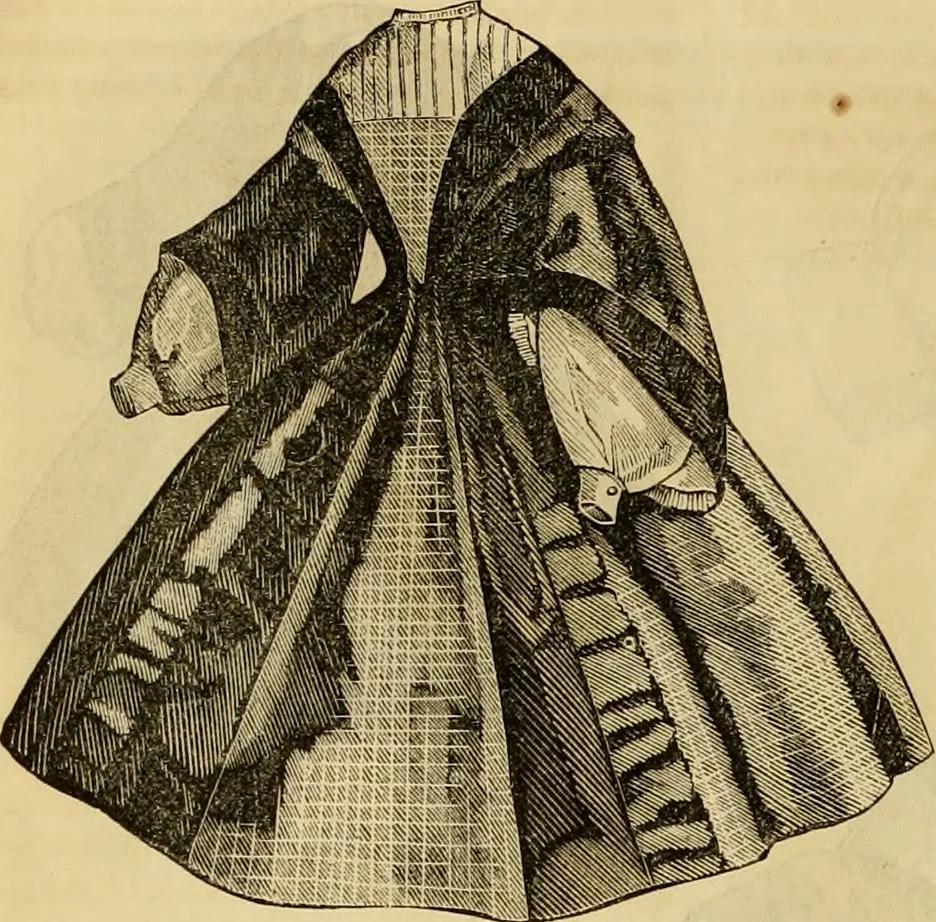 An illustration from Godey's lady's book 1862 Jan -June; Jul - Dec, 1862, leaf 998