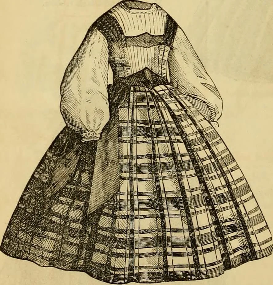 An illustration from Godey's lady's book 1862 Jan -June; Jul - Dec, 1862, leaf 998