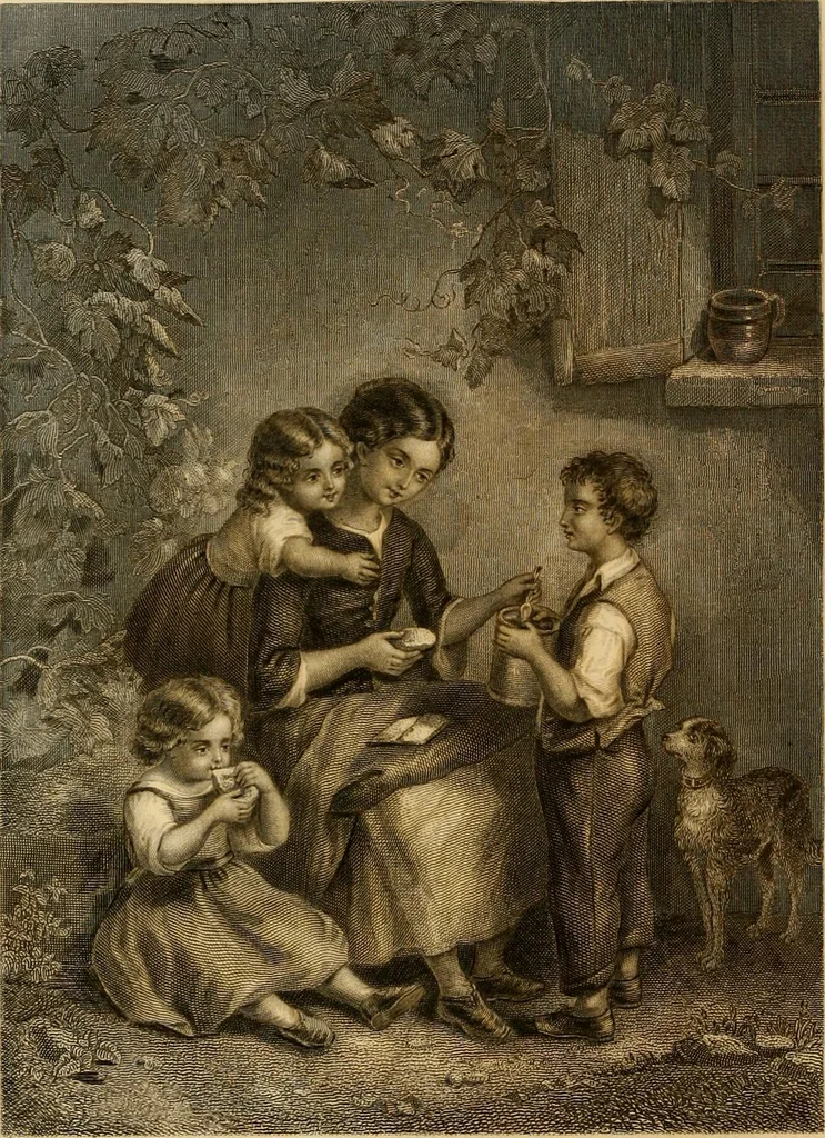 An illustration from Godey's lady's book 1863 Jan -June; Jul - Dec, 1863, leaf 1004