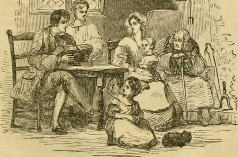 An illustration from Godey's lady's book 1863 Jan -June; Jul - Dec, 1863, leaf 103