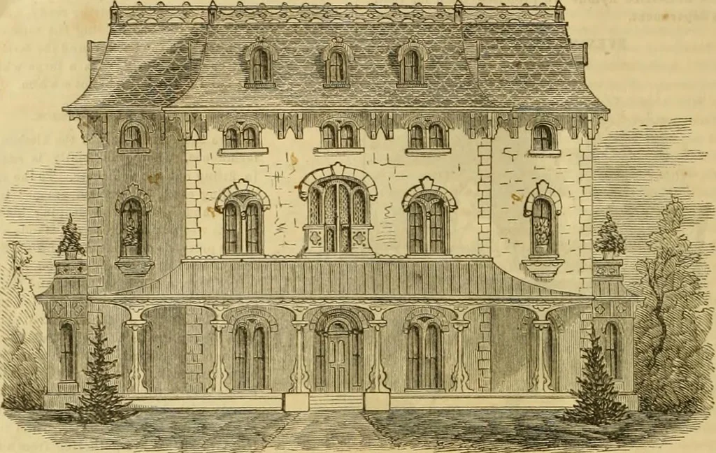 An illustration from Godey's lady's book 1863 Jan -June; Jul - Dec, 1863, leaf 104