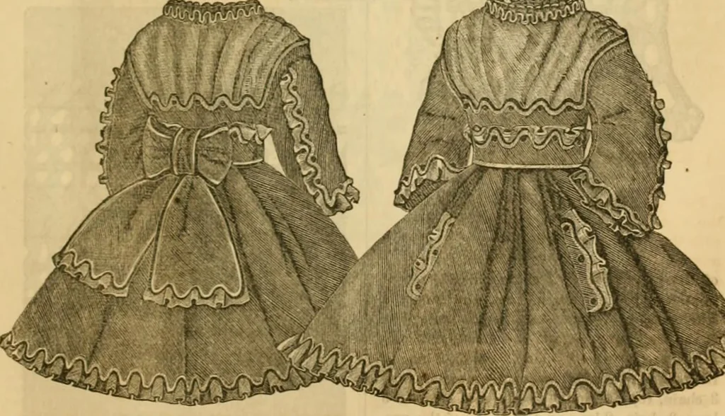 An illustration from Godey's lady's book 1863 Jan -June; Jul - Dec, 1863, leaf 1069