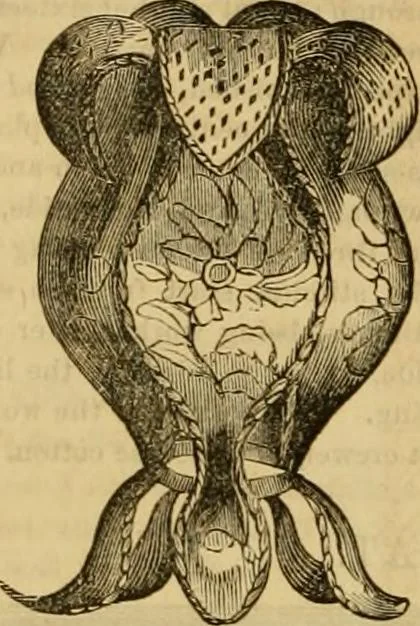 An illustration from Godey's lady's book 1863 Jan -June; Jul - Dec, 1863, leaf 1072
