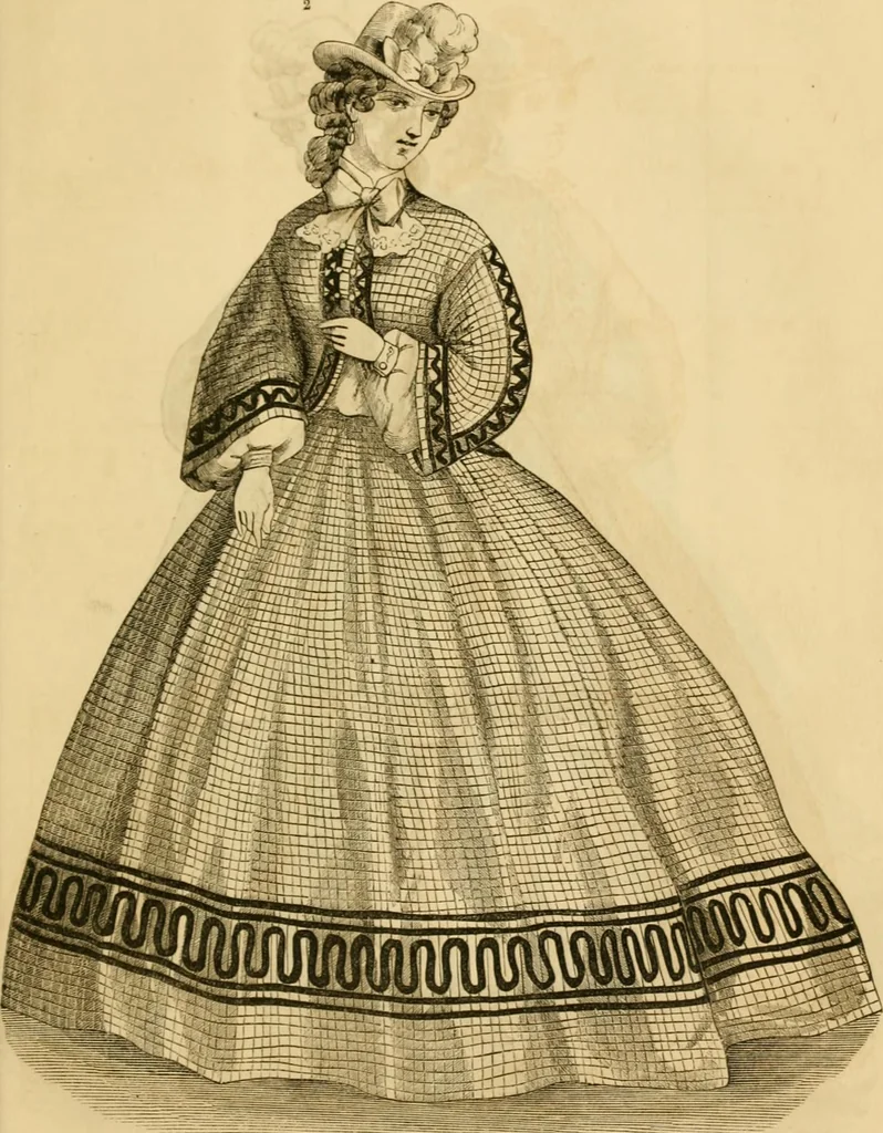 An illustration from Godey's lady's book 1863 Jan -June; Jul - Dec, 1863, leaf 1099