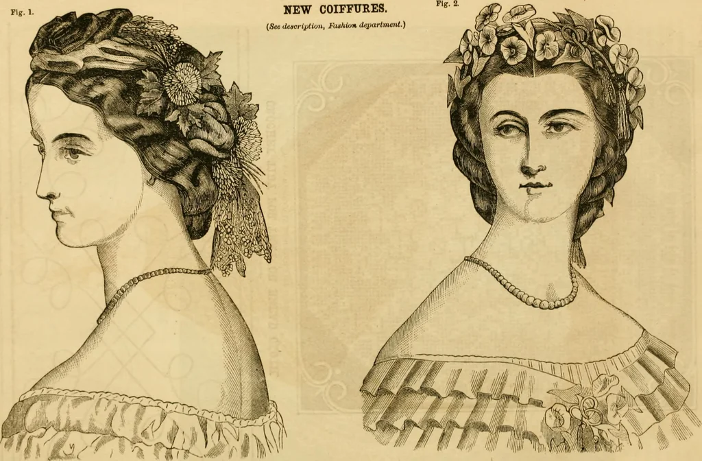 An illustration from Godey's lady's book 1863 Jan -June; Jul - Dec, 1863, leaf 1103