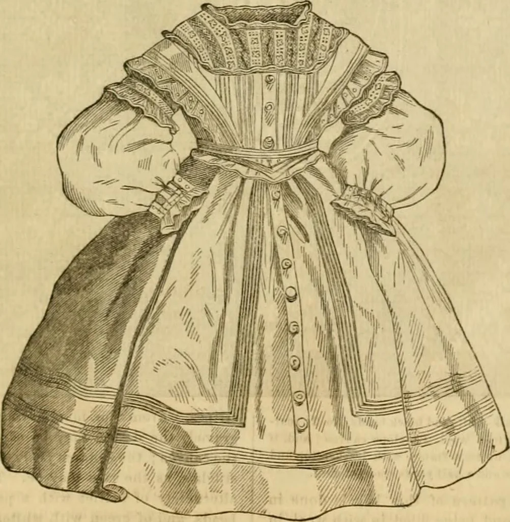 An illustration from Godey's lady's book 1863 Jan -June; Jul - Dec, 1863, leaf 1155