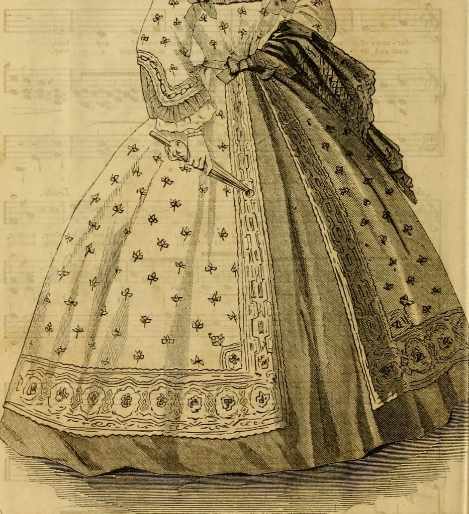 An illustration from Godey's lady's book 1863 Jan -June; Jul - Dec, 1863, leaf 116