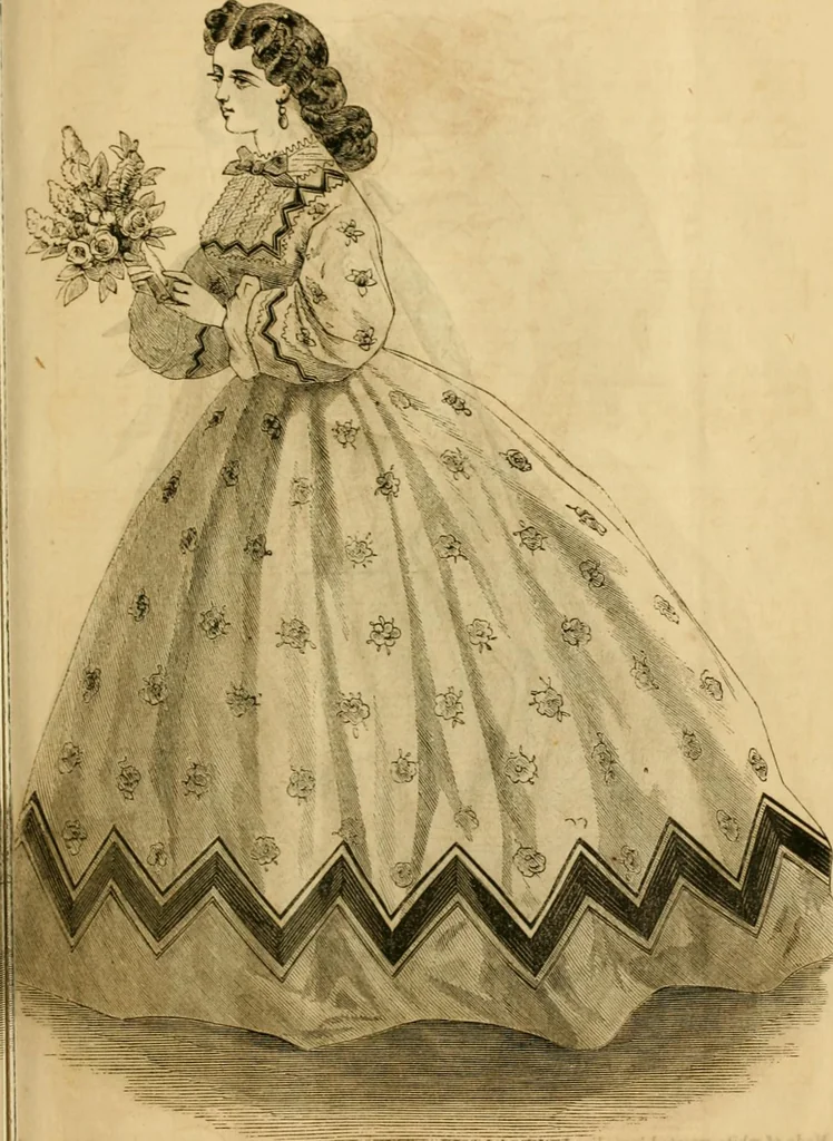 An illustration from Godey's lady's book 1863 Jan -June; Jul - Dec, 1863, leaf 117