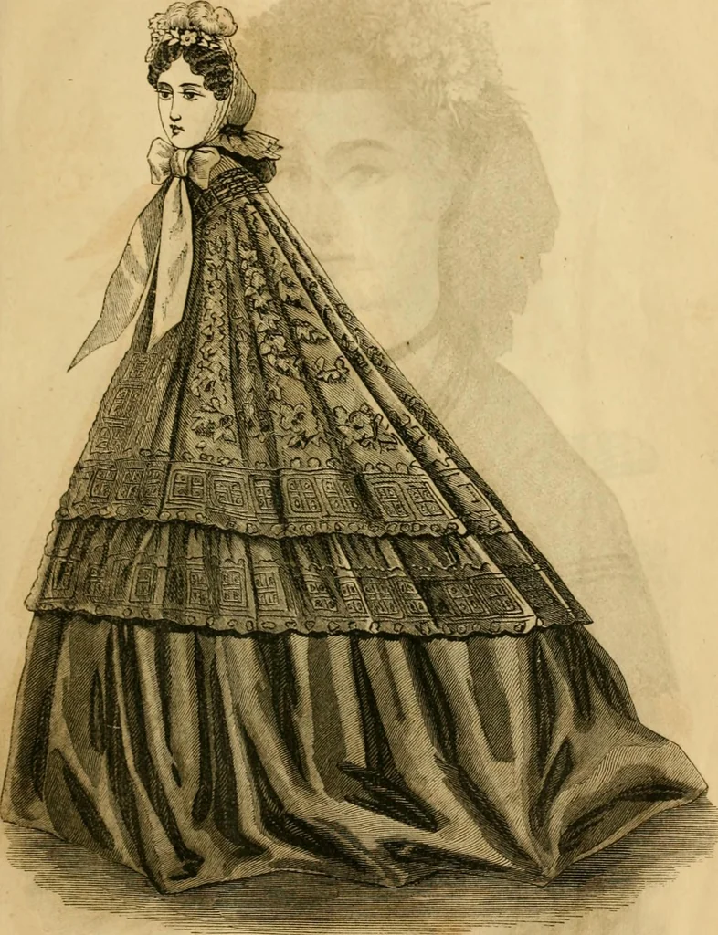 An illustration from Godey's lady's book 1863 Jan -June; Jul - Dec, 1863, leaf 119