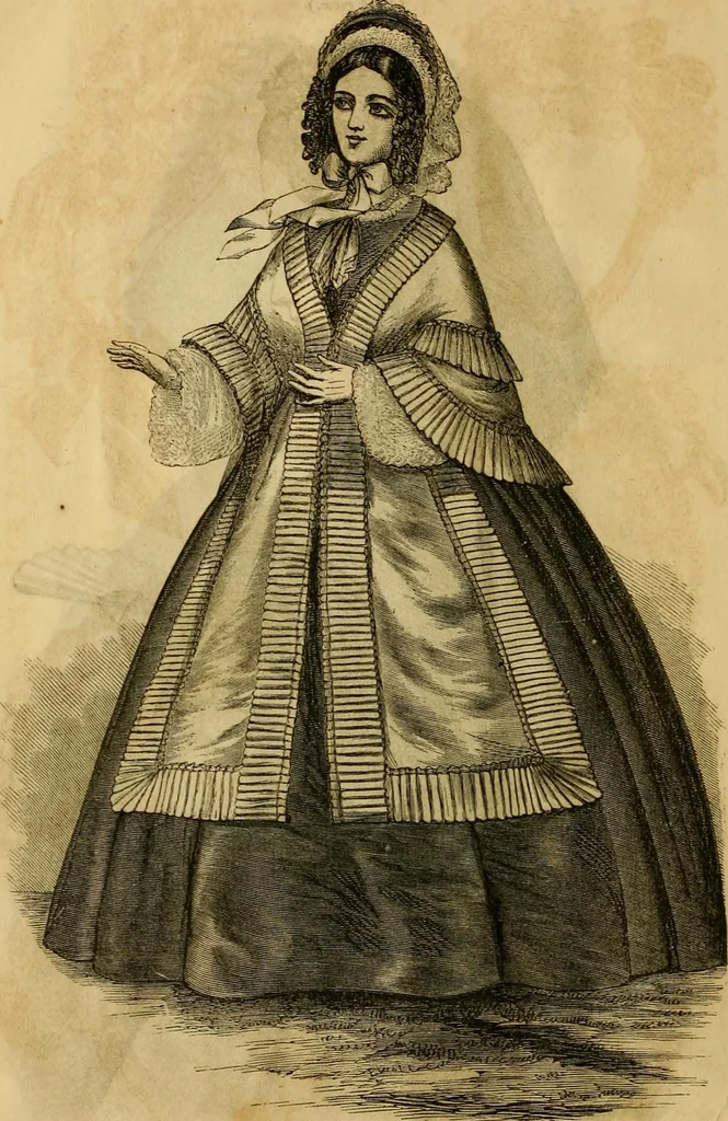 An illustration from Godey's lady's book 1863 Jan -June; Jul - Dec, 1863, leaf 122
