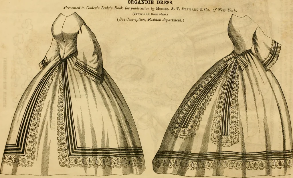 An illustration from Godey's lady's book 1863 Jan -June; Jul - Dec, 1863, leaf 17