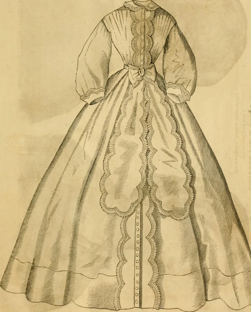 An illustration from Godey's lady's book 1863 Jan -June; Jul - Dec, 1863, leaf 19