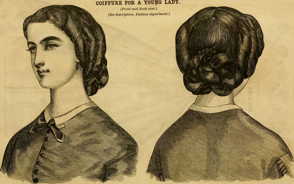 An illustration from Godey's lady's book 1863 Jan -June; Jul - Dec, 1863, leaf 20