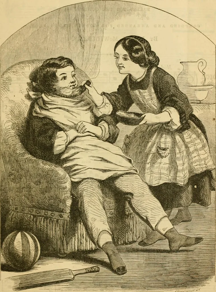An illustration from Godey's lady's book 1863 Jan -June; Jul - Dec, 1863, leaf 201