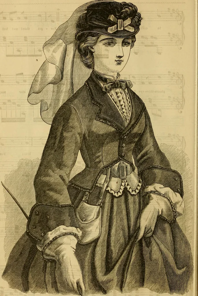 An illustration from Godey's lady's book 1863 Jan -June; Jul - Dec, 1863, leaf 204