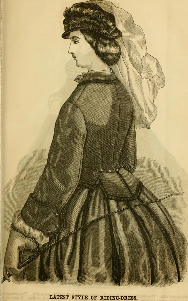 An illustration from Godey's lady's book 1863 Jan -June; Jul - Dec, 1863, leaf 205