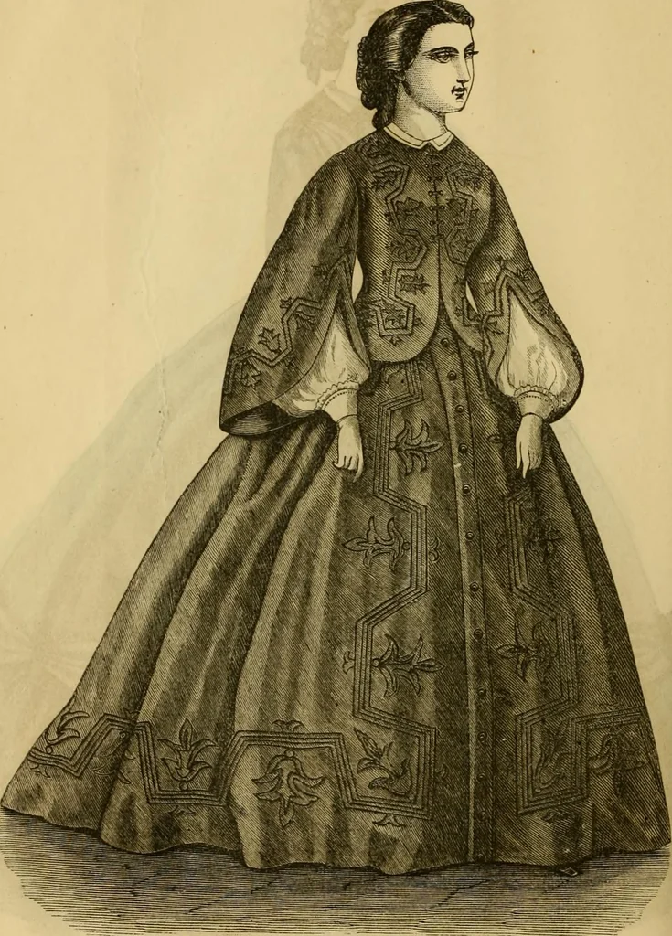An illustration from Godey's lady's book 1863 Jan -June; Jul - Dec, 1863, leaf 208