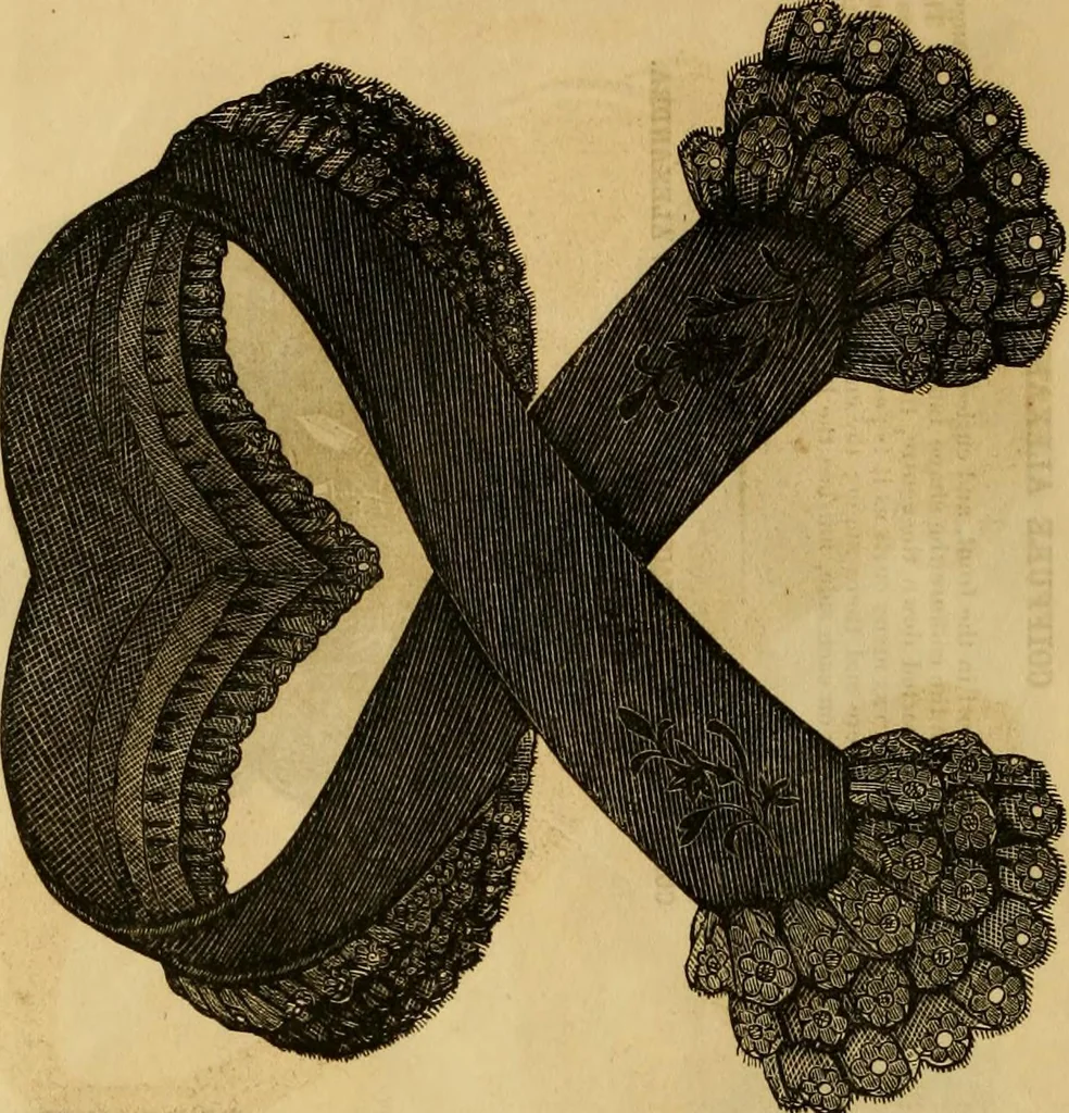 An illustration from Godey's lady's book 1863 Jan -June; Jul - Dec, 1863, leaf 22