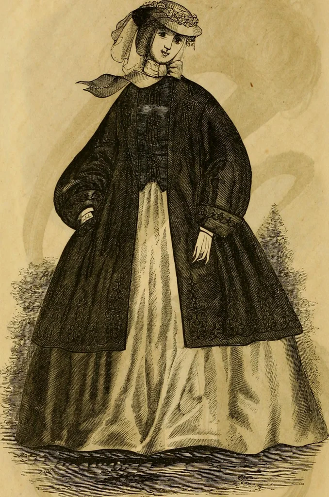 An illustration from Godey's lady's book 1863 Jan -June; Jul - Dec, 1863, leaf 24