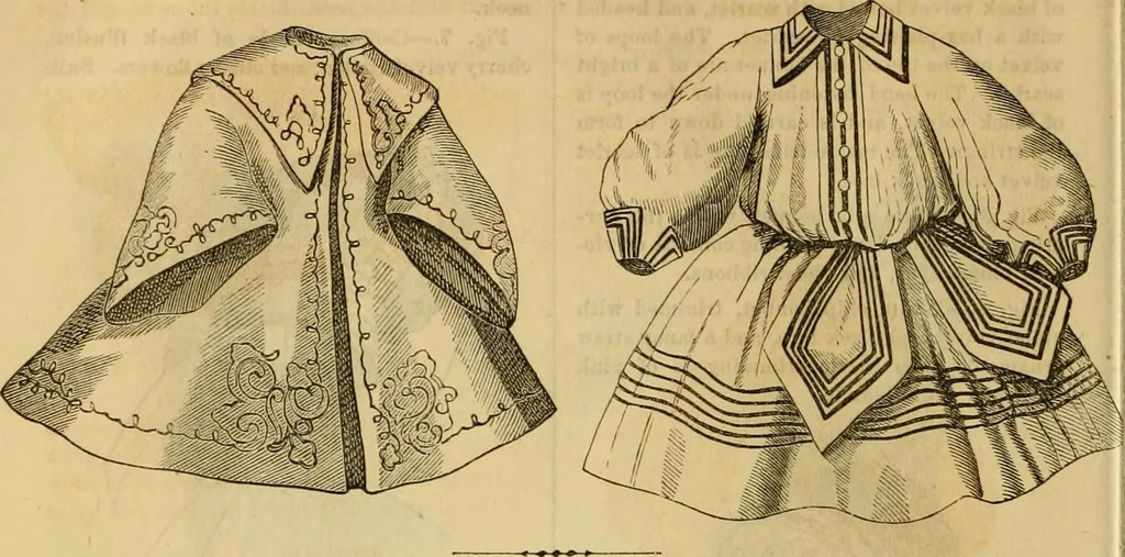 An illustration from Godey's lady's book 1863 Jan -June; Jul - Dec, 1863, leaf 260