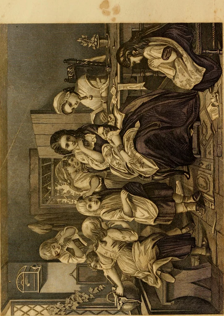 An illustration from Godey's lady's book 1863 Jan -June; Jul - Dec, 1863, leaf 286