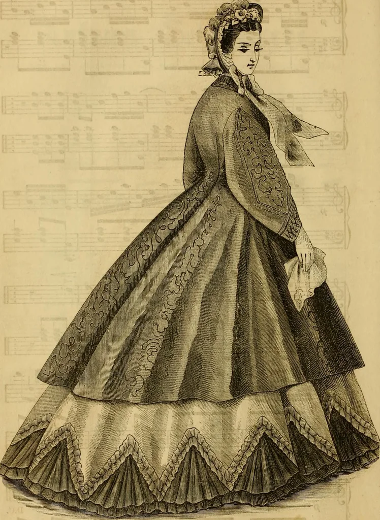 An illustration from Godey's lady's book 1863 Jan -June; Jul - Dec, 1863, leaf 292