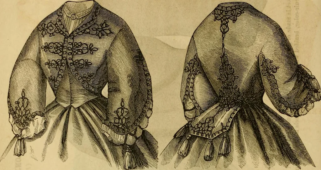 An illustration from Godey's lady's book 1863 Jan -June; Jul - Dec, 1863, leaf 296