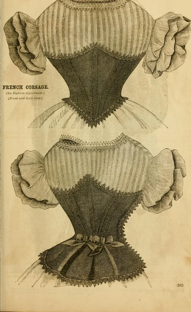 An illustration from Godey's lady's book 1863 Jan -June; Jul - Dec, 1863, leaf 297