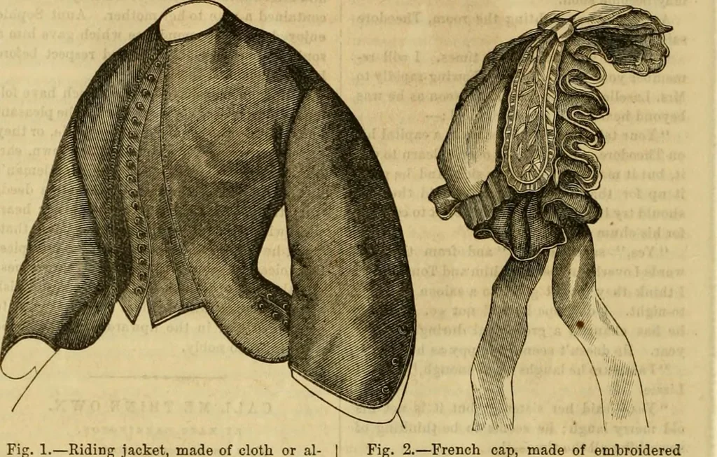 An illustration from Godey's lady's book 1863 Jan -June; Jul - Dec, 1863, leaf 356