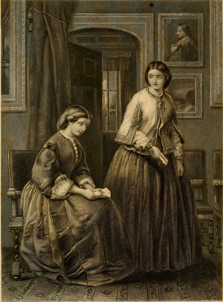 An illustration from Godey's lady's book 1863 Jan -June; Jul - Dec, 1863, leaf 386