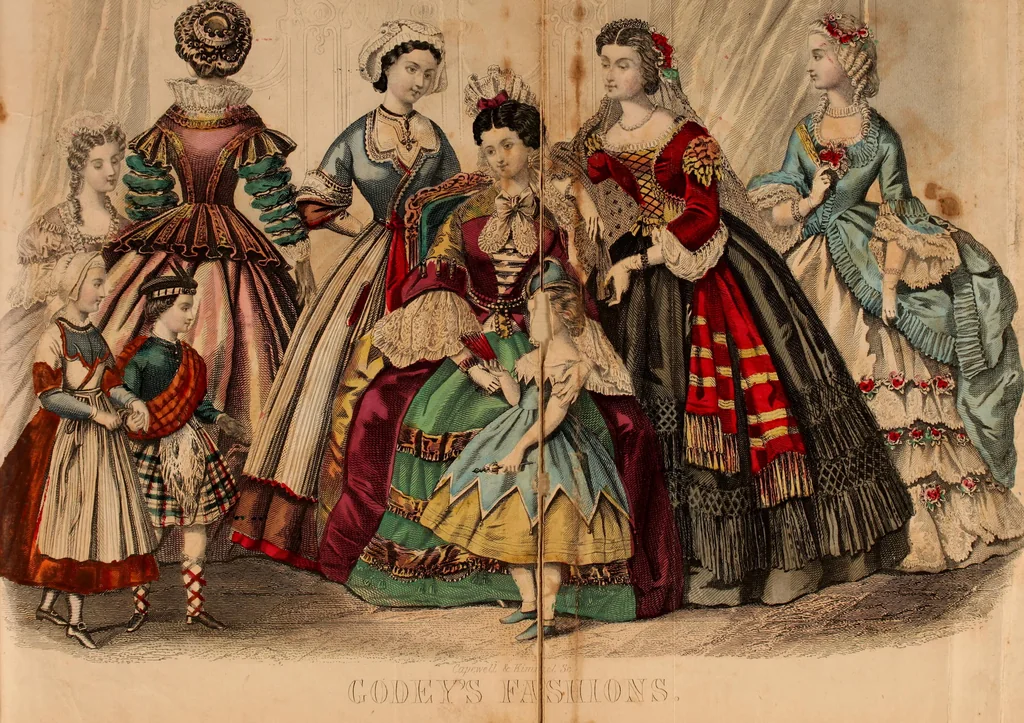 An illustration from Godey's lady's book 1863 Jan -June; Jul - Dec, 1863, leaf 387