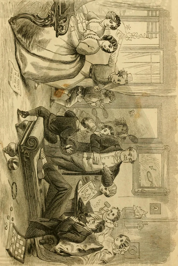 An illustration from Godey's lady's book 1863 Jan -June; Jul - Dec, 1863, leaf 389